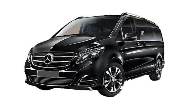 Mercedes van for private excursions TransPhilTours Sarl Mercedes V-class